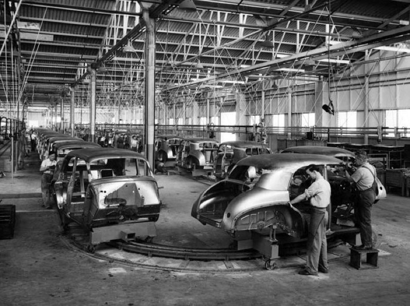 1950 Holden Woodville Factory
